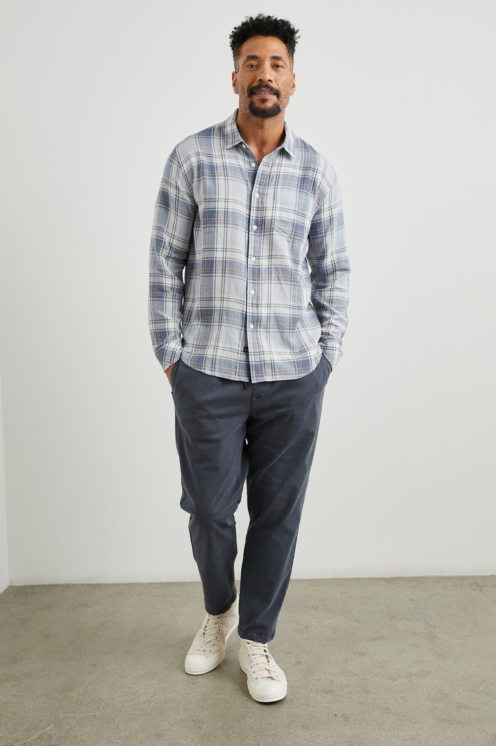 WYATT SHIRT - SLIPH STREAM NIMBUS