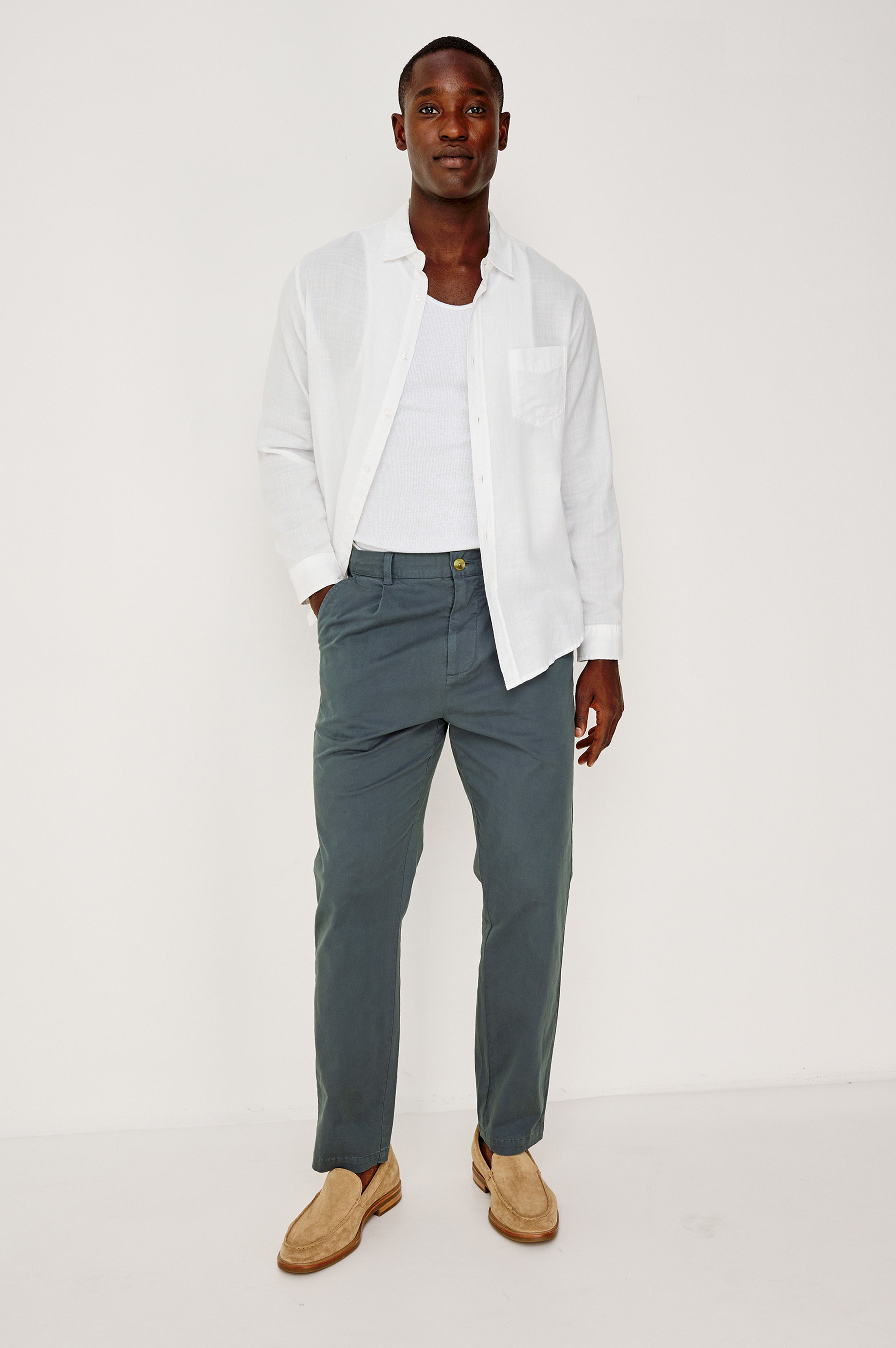 WYATT SHIRT - WHITE – Rails