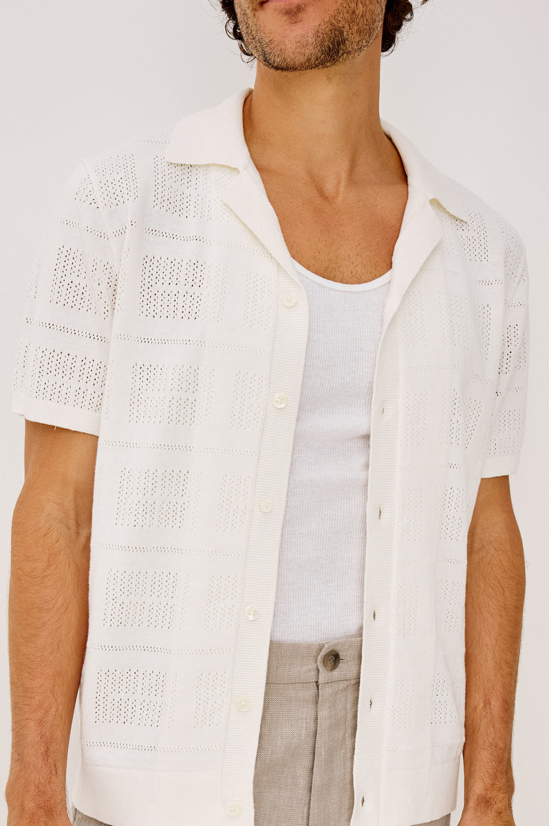 YATES SHIRT - WHITE – Rails