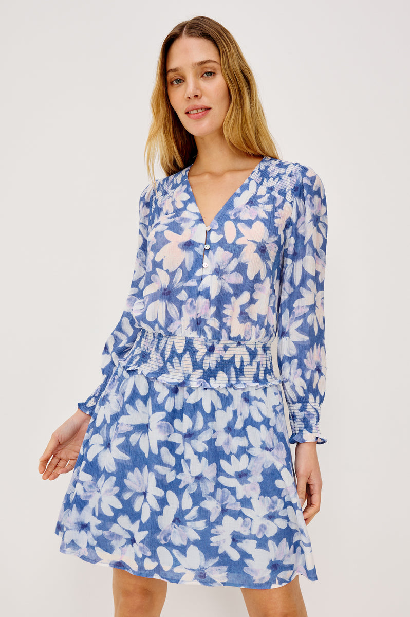 ZANA DRESS - BLUE AMARANTH – Rails