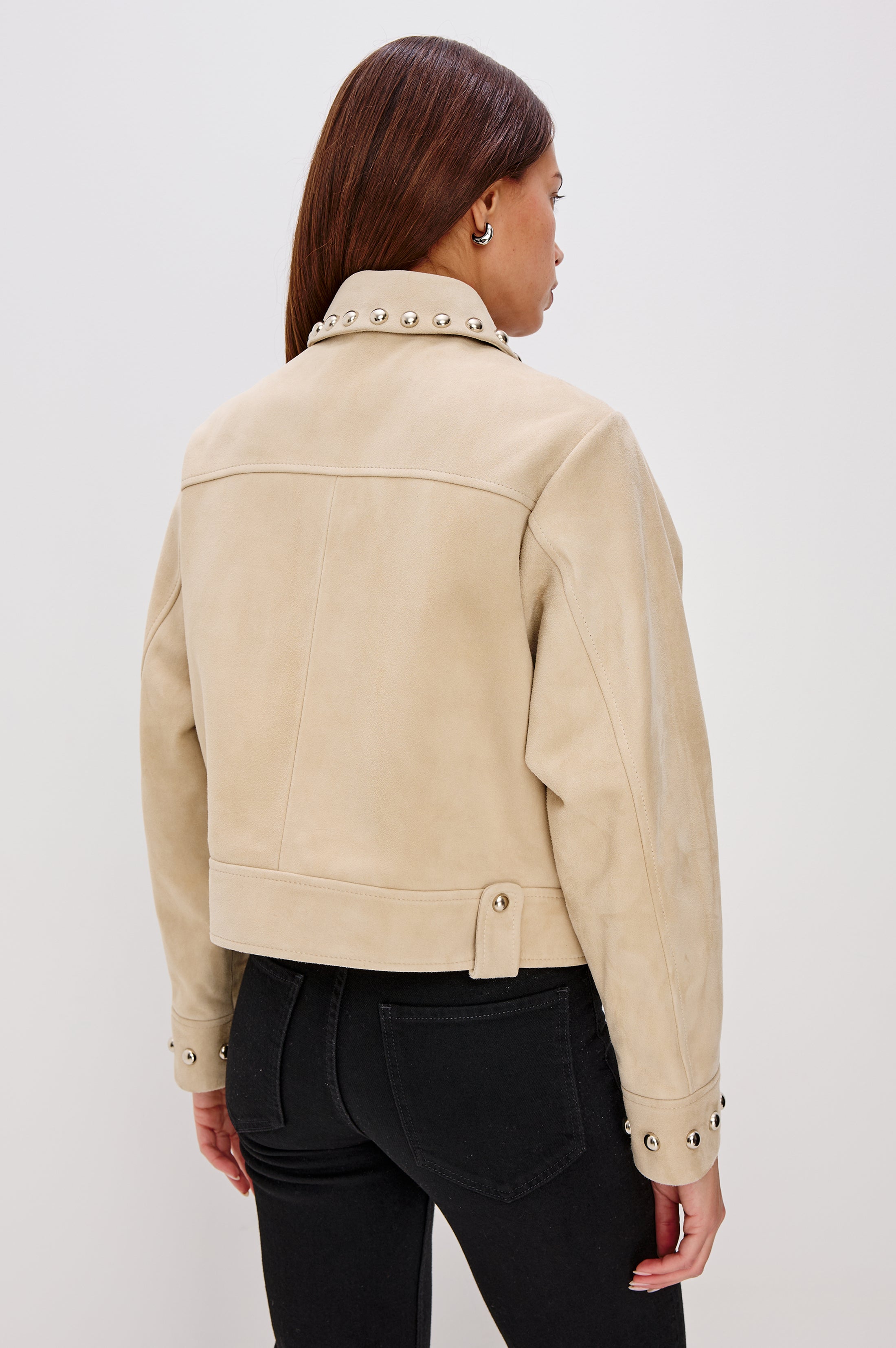 ZETA JACKET - TAUPE SUEDE – Rails