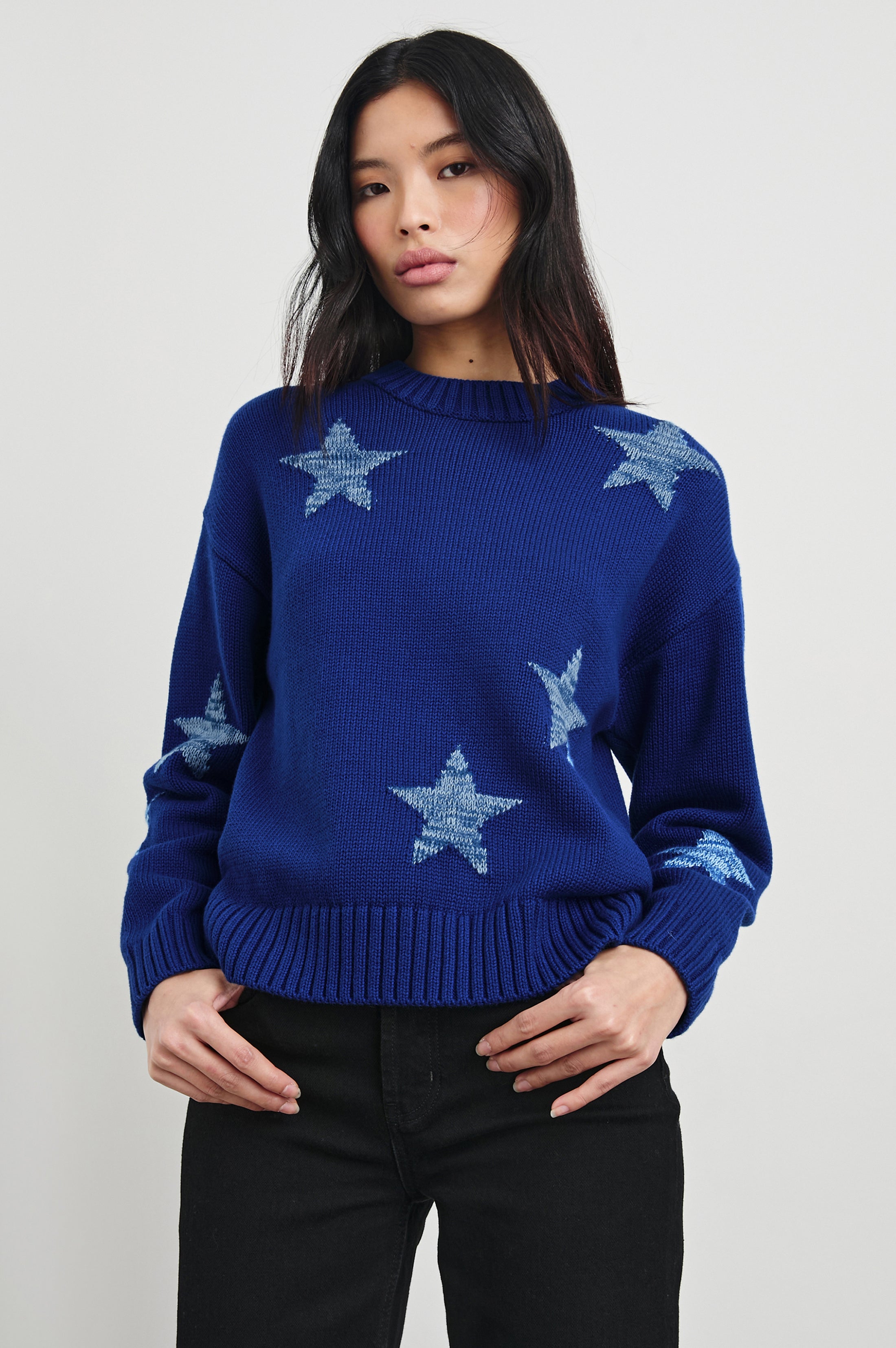 ZOEY SWEATER - COBALT GALAXY – Rails