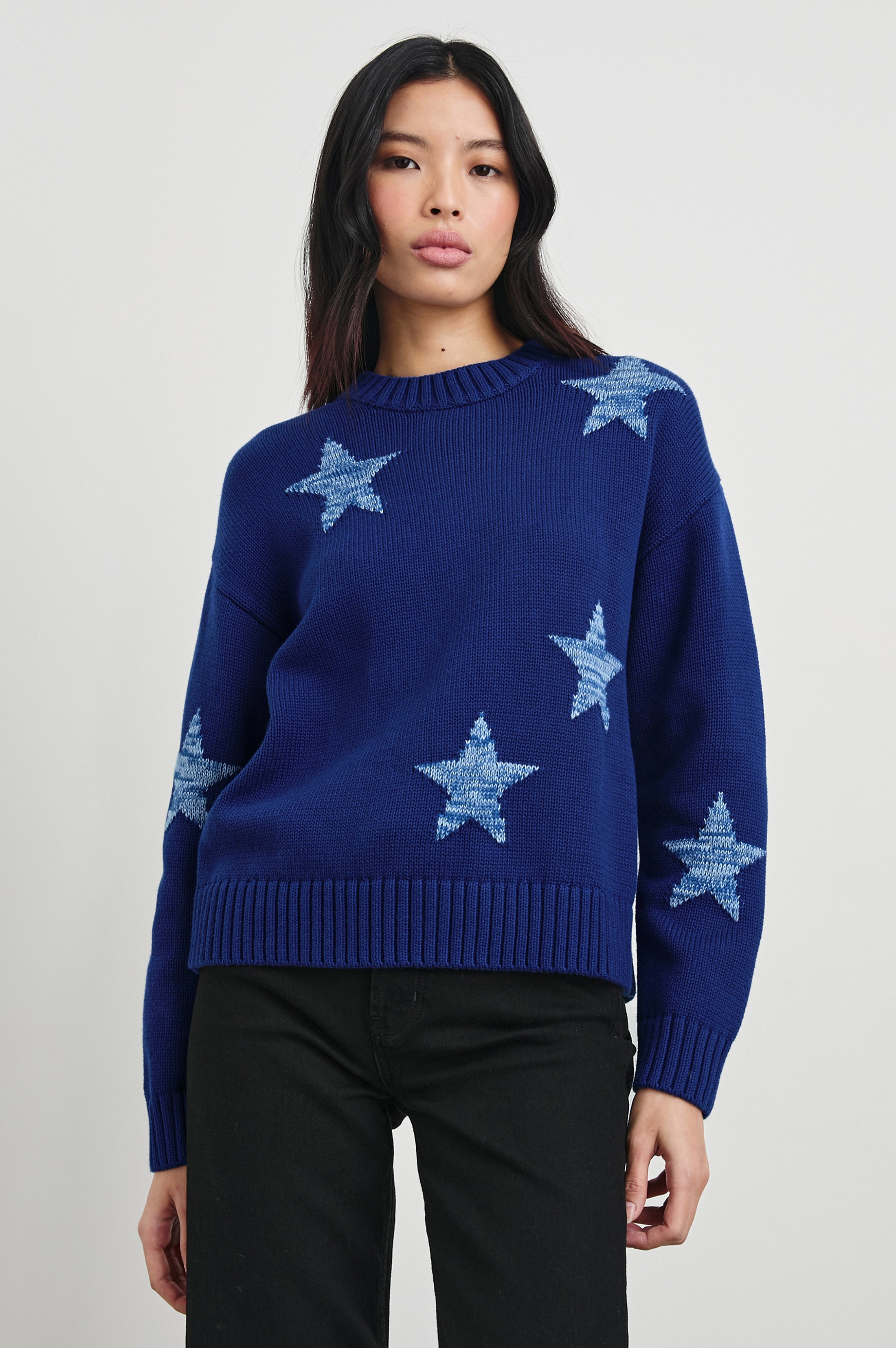 ZOEY SWEATER - COBALT GALAXY – Rails