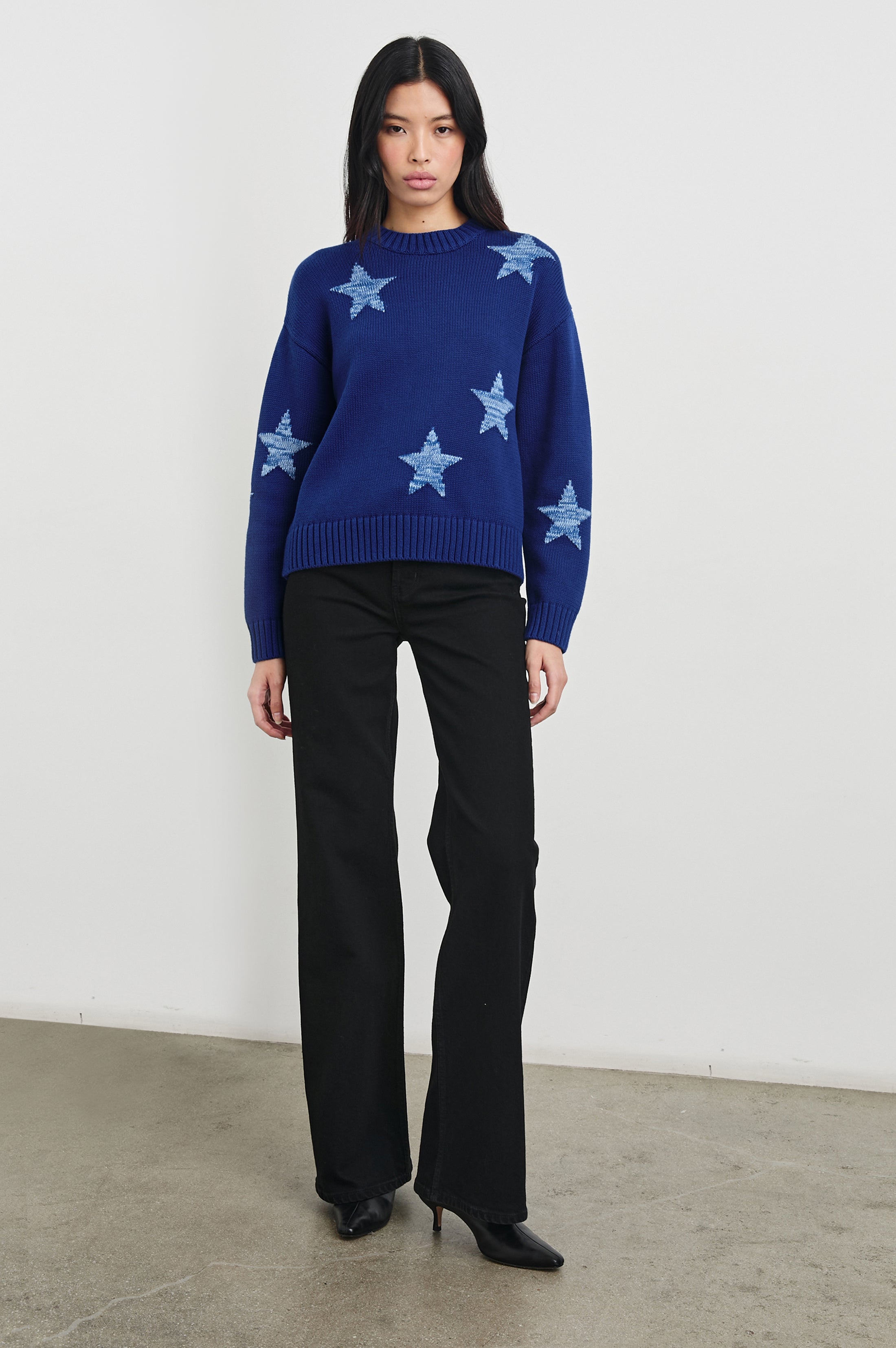 ZOEY SWEATER - COBALT GALAXY – Rails