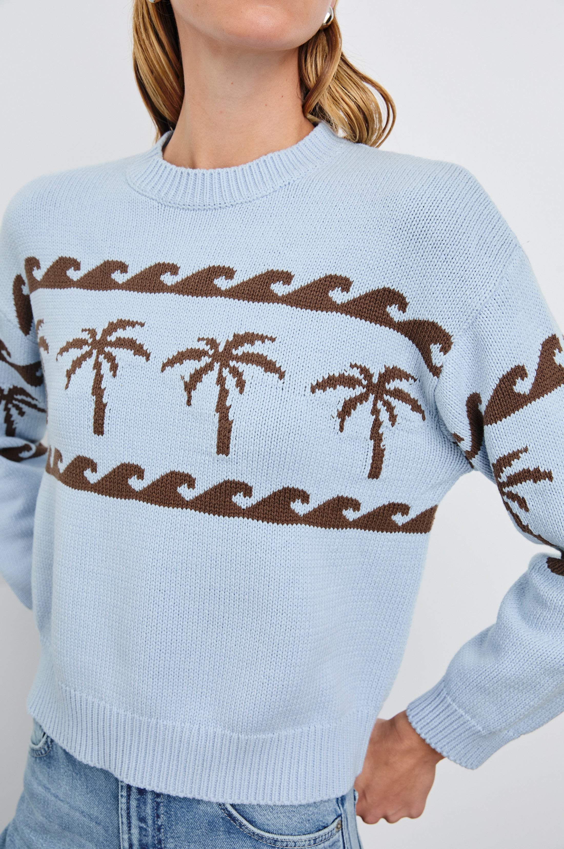トップス WACKOMARIA Vintage Palm tree Knit XL WACKOMARIA Vintage Palm tree Knit XL ニット黒メンズ