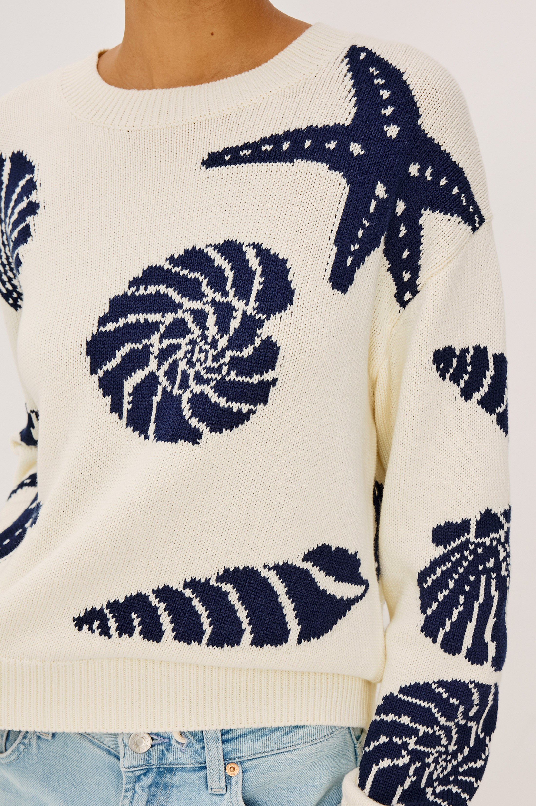 ZOEY SWEATER - SEASHELLS – Rails ZOEY SWEATER - SEASHELLS – Rails