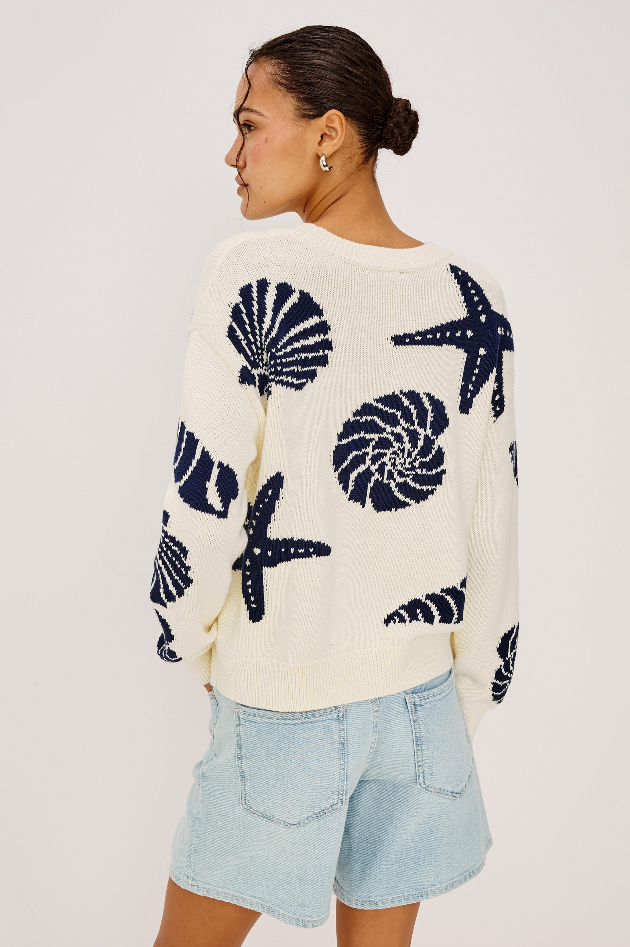 ZOEY SWEATER - SEASHELLS – Rails