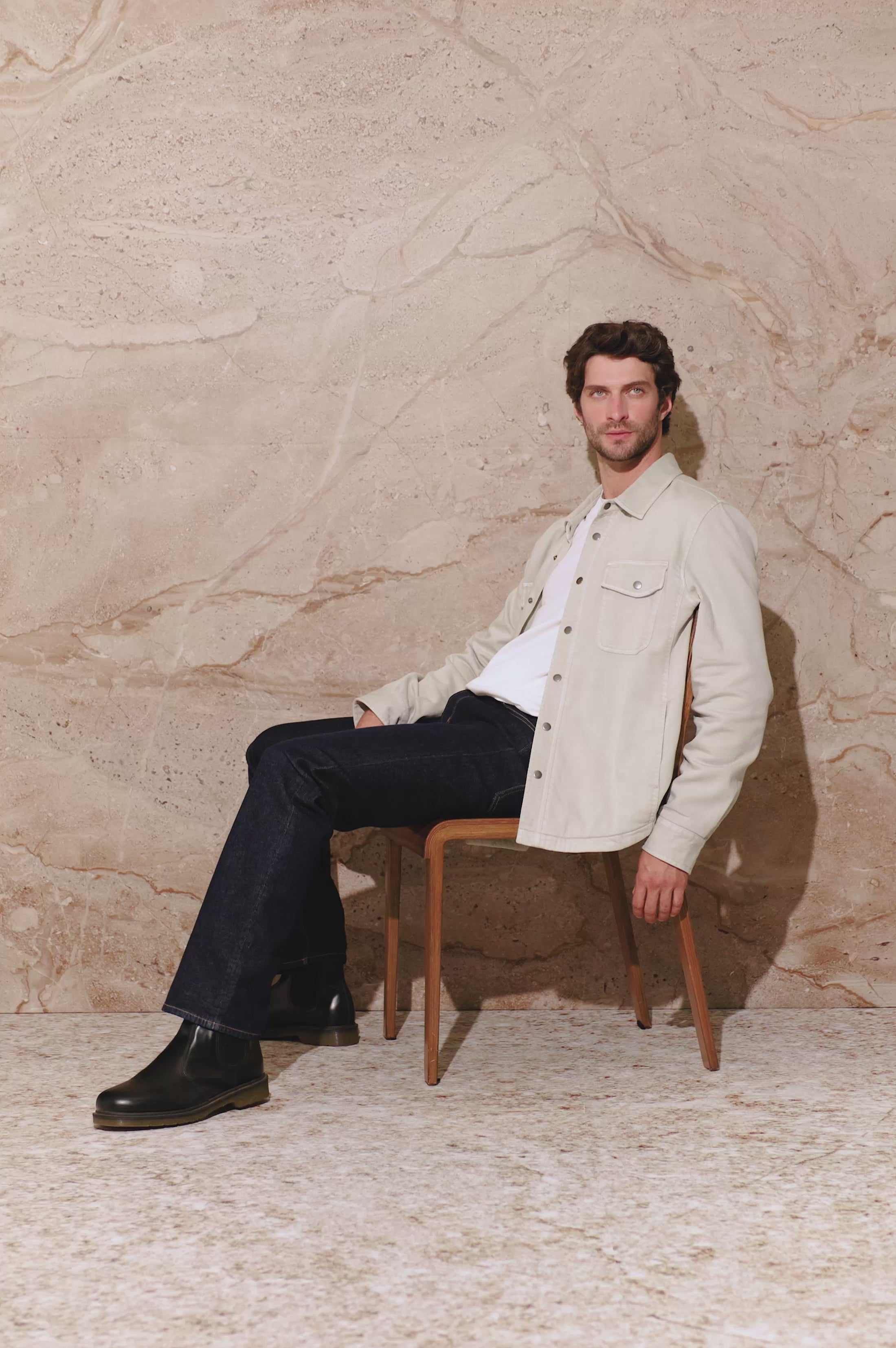 RHETT SHIRT JACKET - STONE – Rails