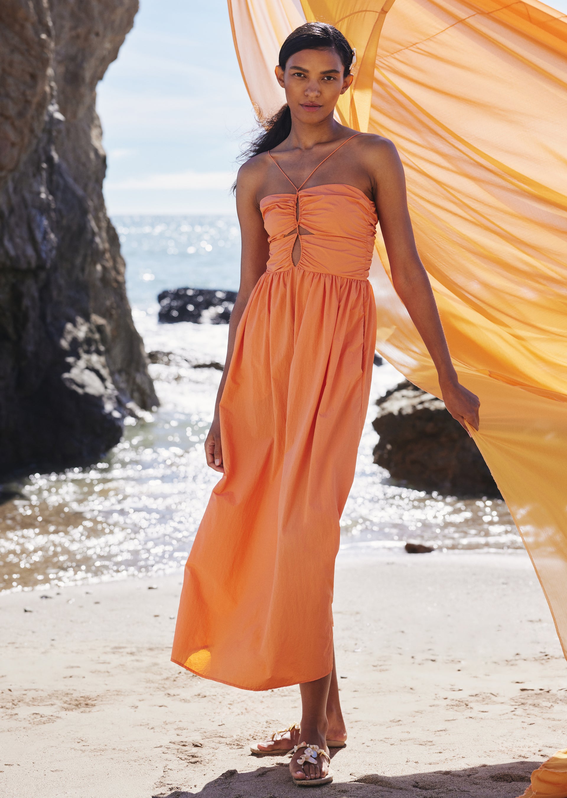 rails orange dress Women's Spring 2 2024 Lookbook Rails