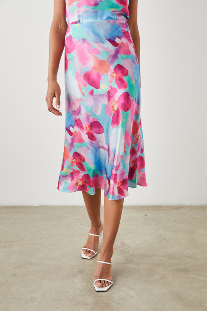 ANA SKIRT LEI FLORAL - FRONT