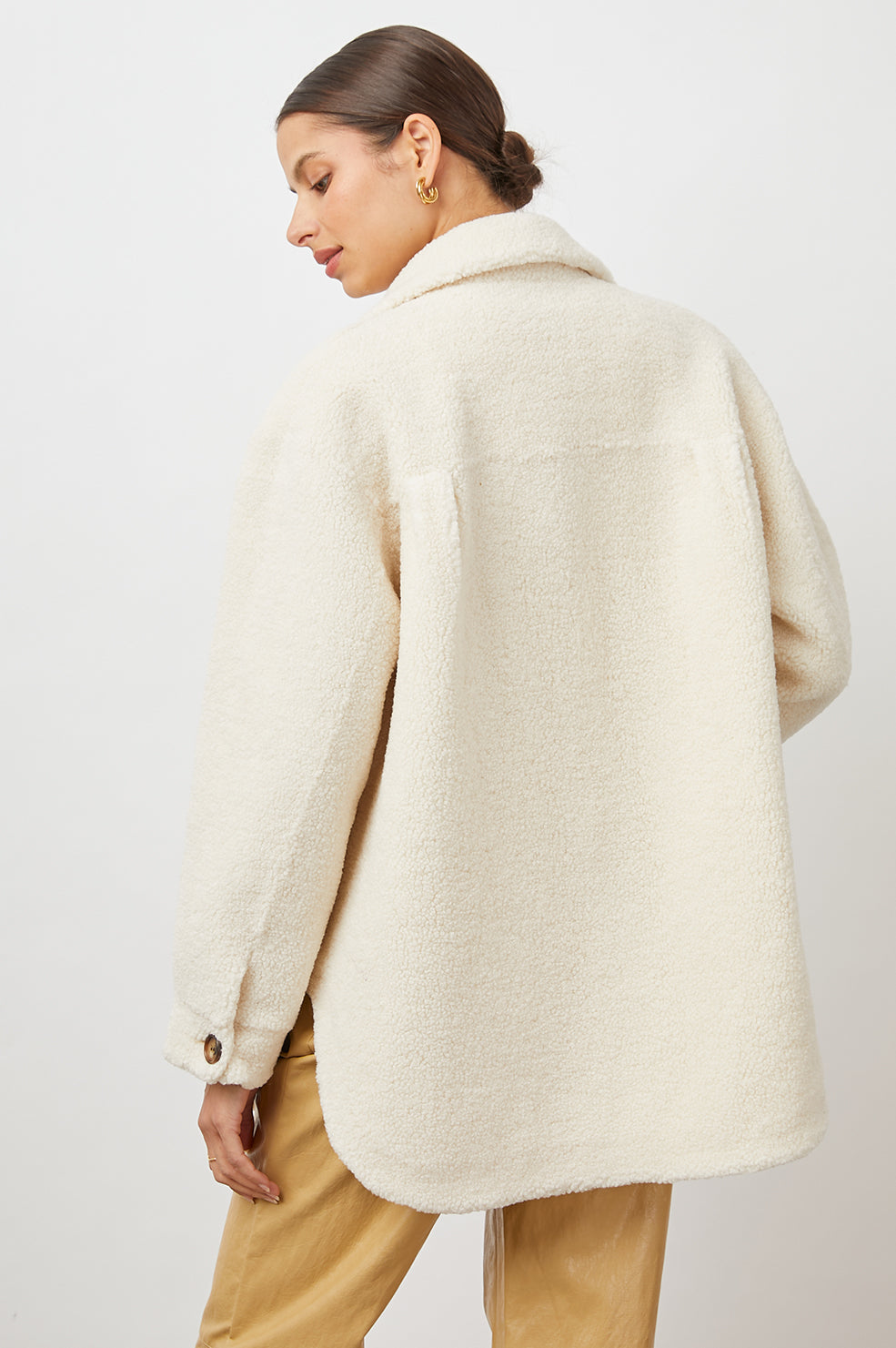 CONNIE IVORY TEDDY SHACKET-BACK