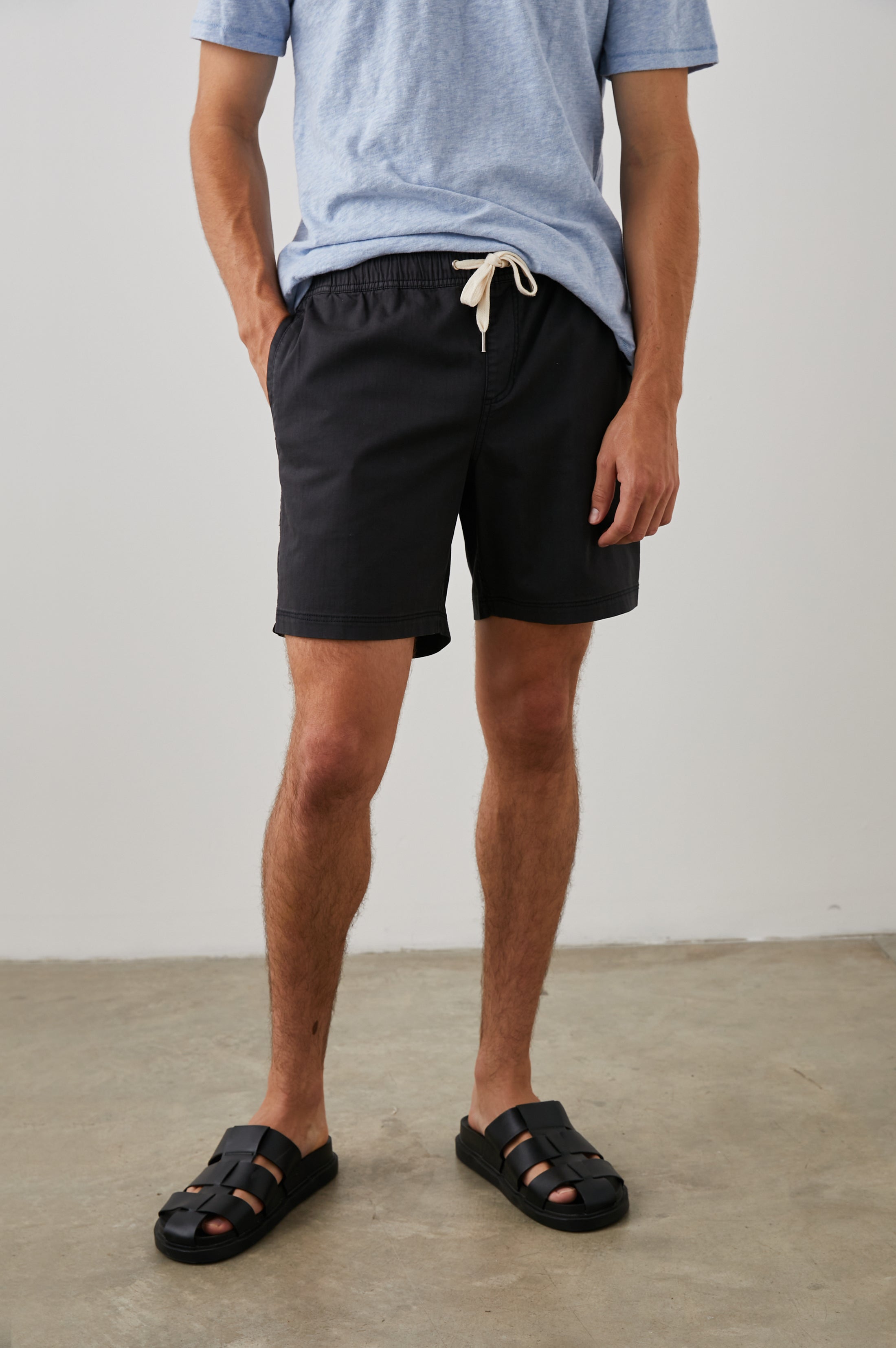 CRUZ SHORT - WASHED BLACK – Rails