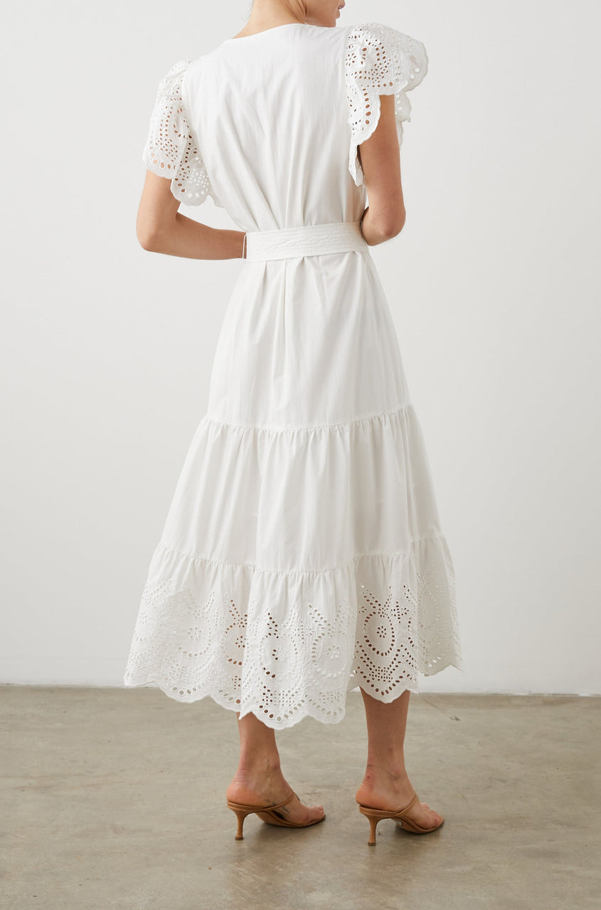 GIA DRESS WHITE Rails