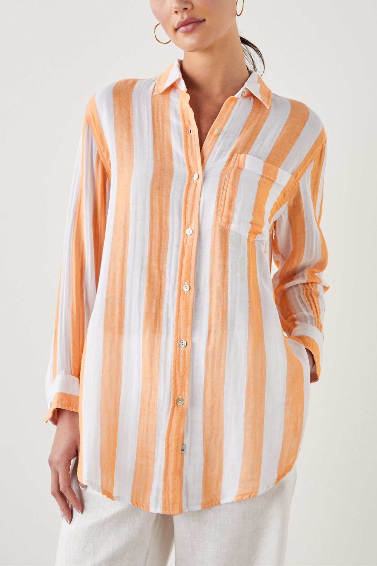 JAYLIN SHIRT ORTONA STRIPE - FRONT