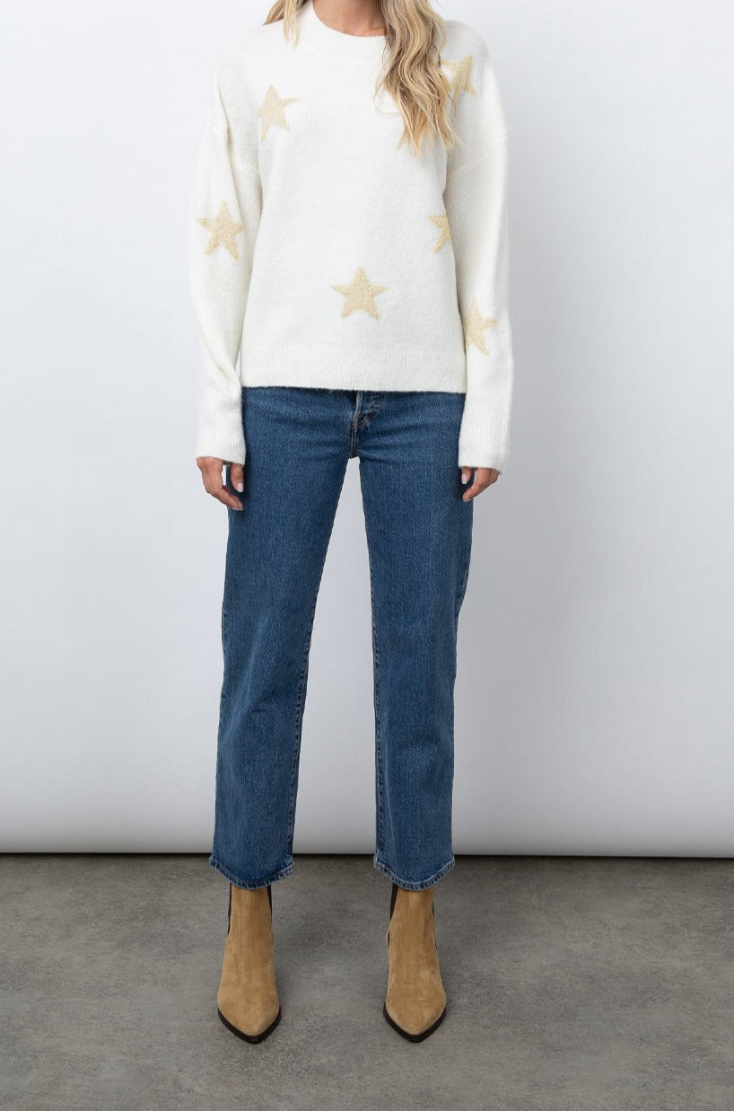 Kana White Gold Stars- front full-body
