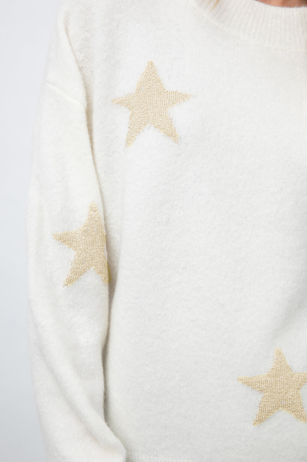 Kana White Gold Stars- detail