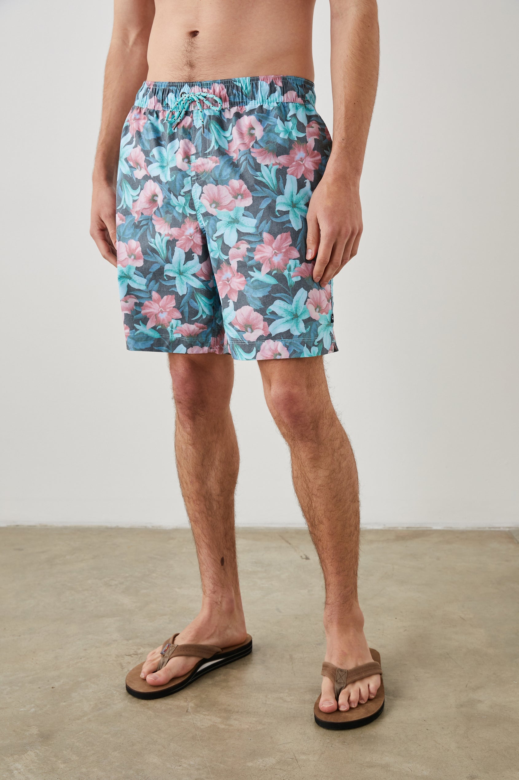 KIAN TROPICALI SHADOW SWIM SHORT - FRONT