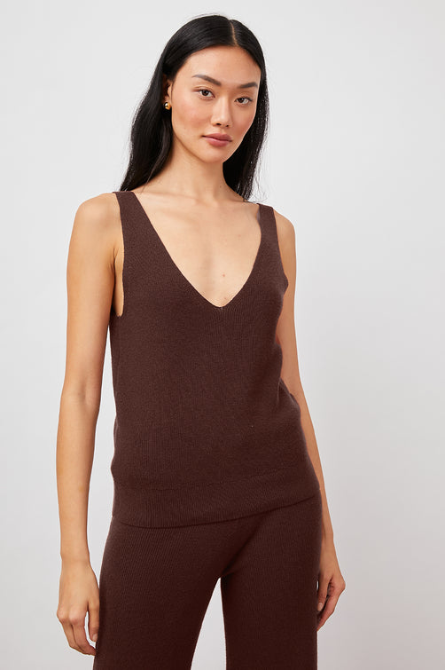 MAISE TANK - RUSSET - FRONT