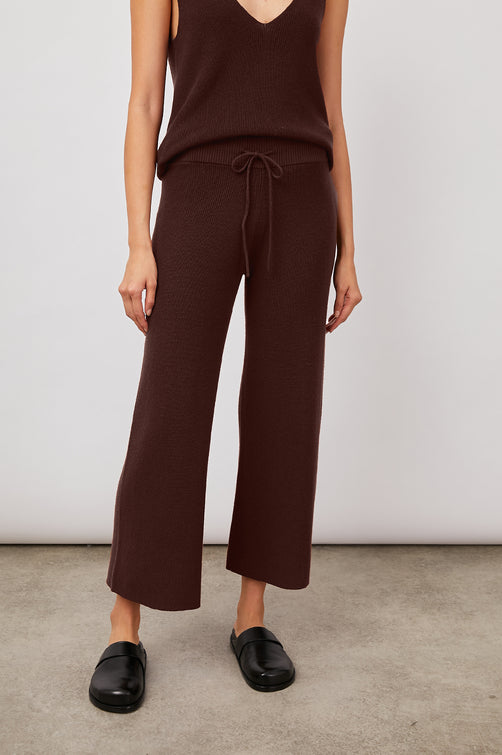 BROOK PANT - RUSSET - FRONT