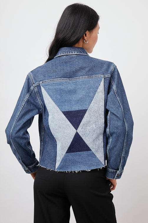 THE MULHOLLAND - QUILTED INDIGO - BACK